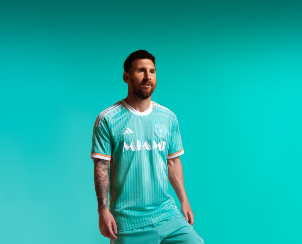 Tyrkis Lionel Messi Inter Miami trøje 2024